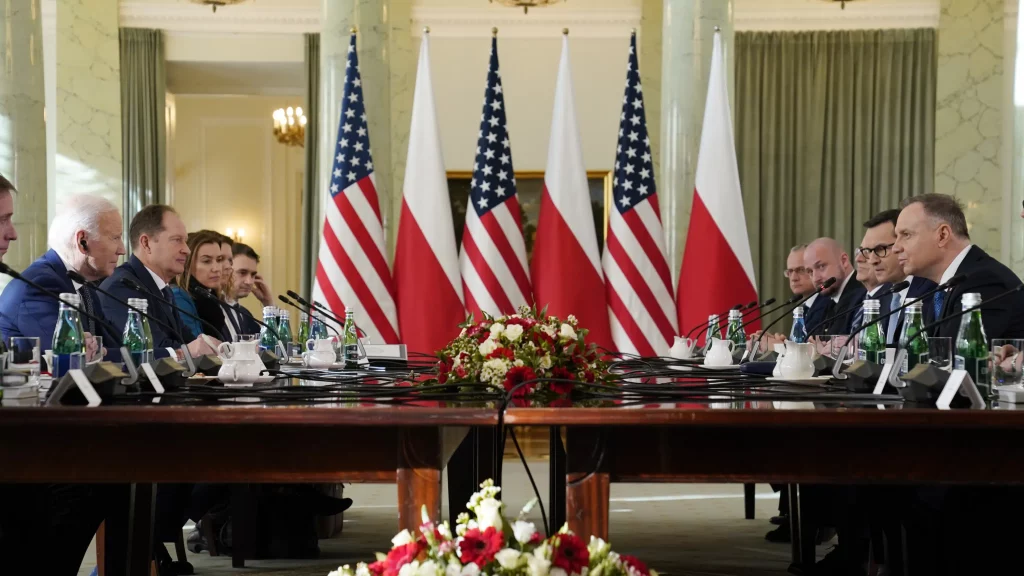 Biden meets the Polish leader scheduled to talk about the Ukraine war