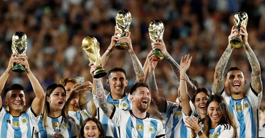 Argentina World Cup champions meet for the first time since Qatar