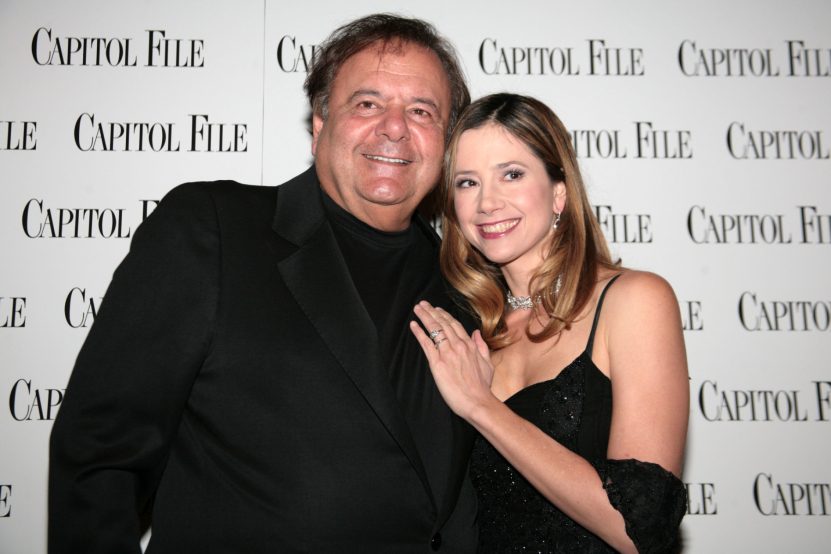 WASHINGTON - NOVEMBER 27: Actors Paul Sorvino and Mira Sorvino arrive at the Capitol Dossier release party on November 27, 2007 at The Park at Fourteenth, in Washington, DC.  (Photo by Nancy Ostertag/Getty Images)
