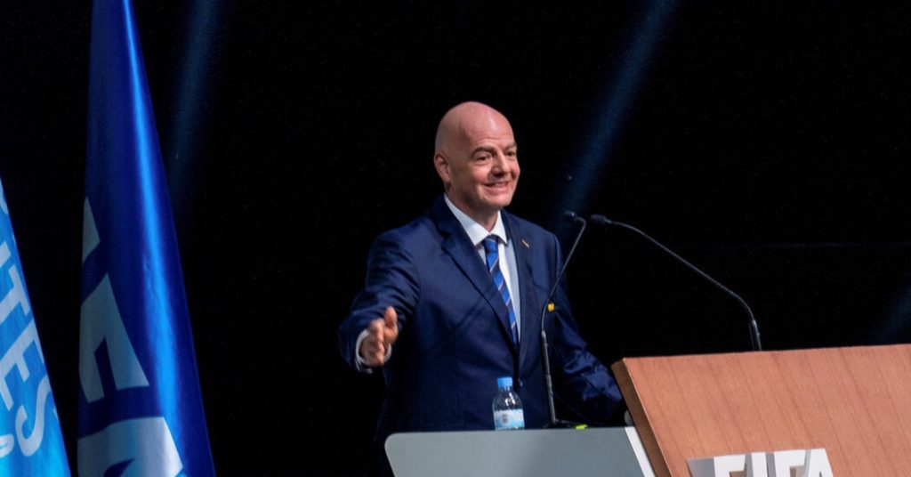 Re-elected FIFA President Gianni Infantino is pushing for equal pay at the World Cup