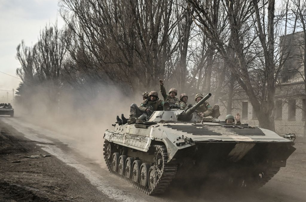 Video shows Ukrainian artillery obliterating a Russian ammunition storage point