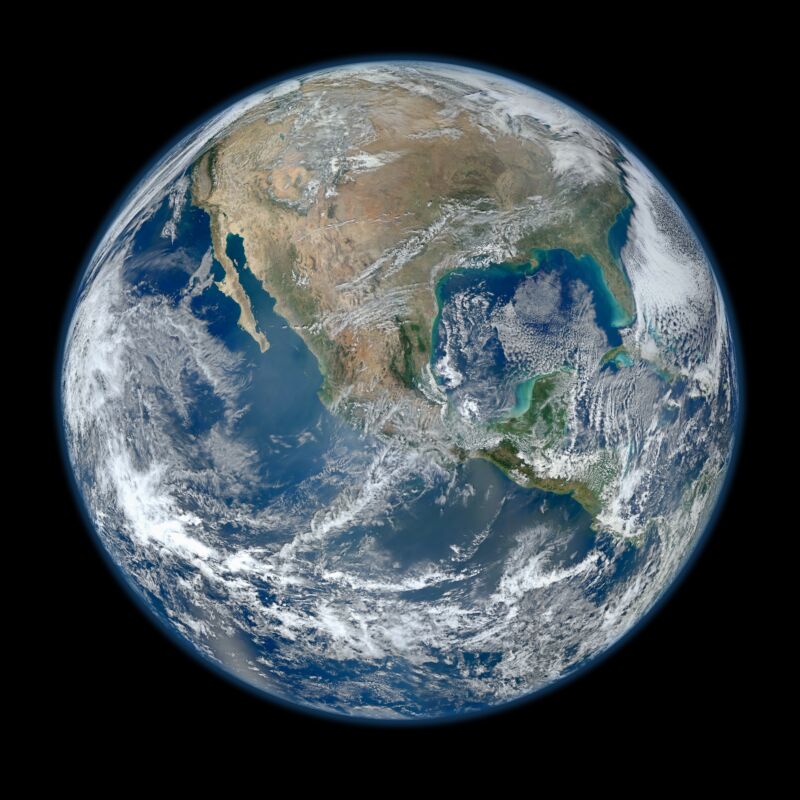 A picture of the earth from space