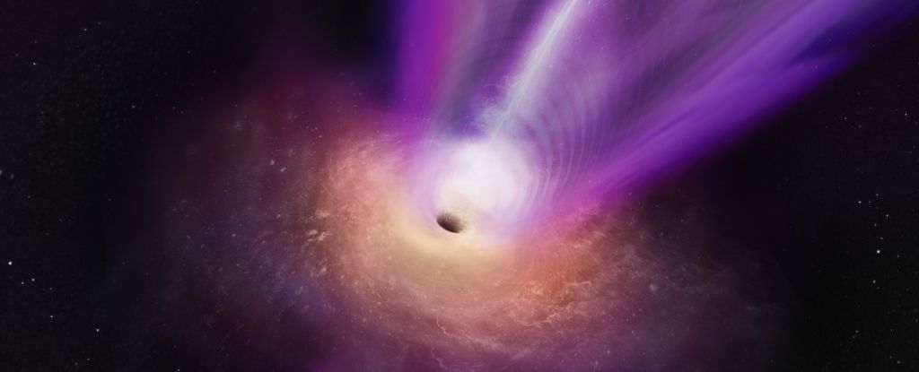 Scientists capture the first image of the jet blasting from the edge of a black hole: ScienceAlert