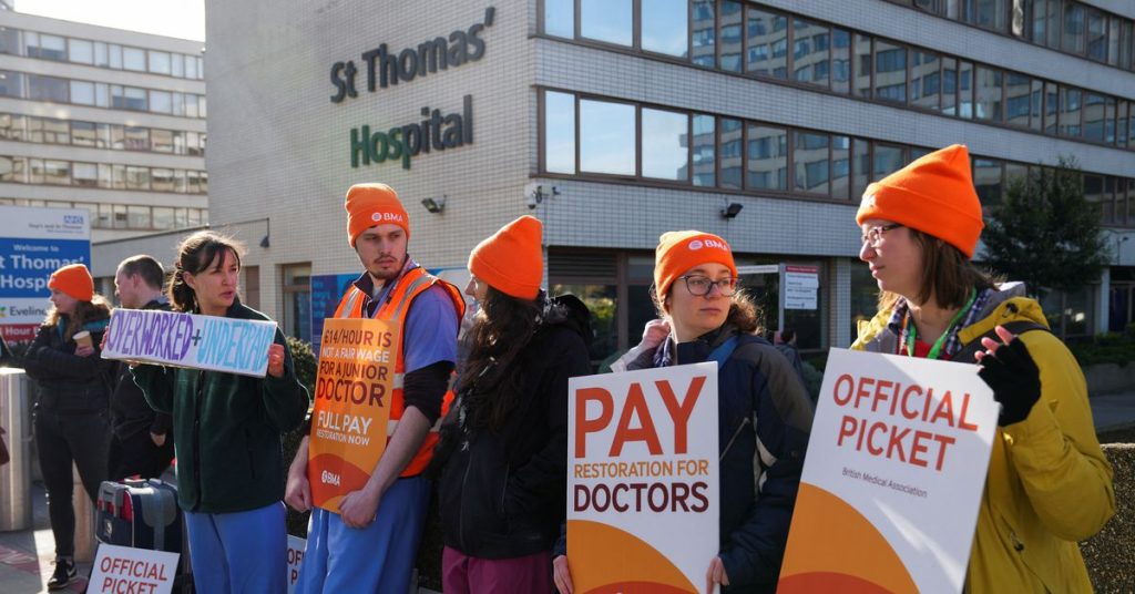 Britain is preparing for an "unparalleled" disruption of the doctors' strike