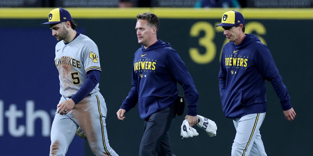 Garrett Mitchell is facing season-ending shoulder surgery for the Brewers