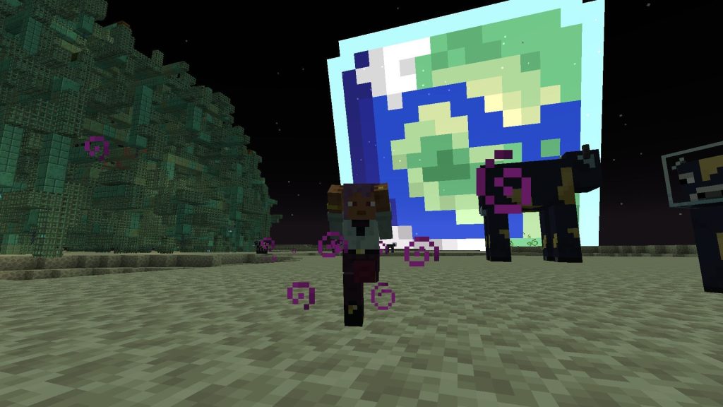 How to go to the Moon Dimension in the Minecraft April Fools update