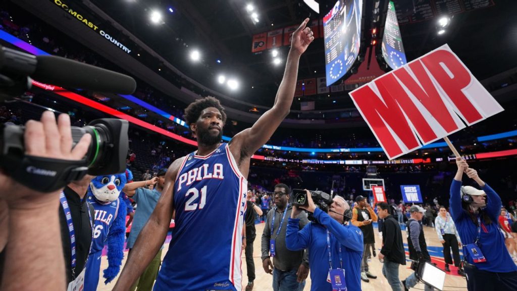 Joel Embiid tops out 76 seconds after C as Doc Rivers declares MVP race 'over'