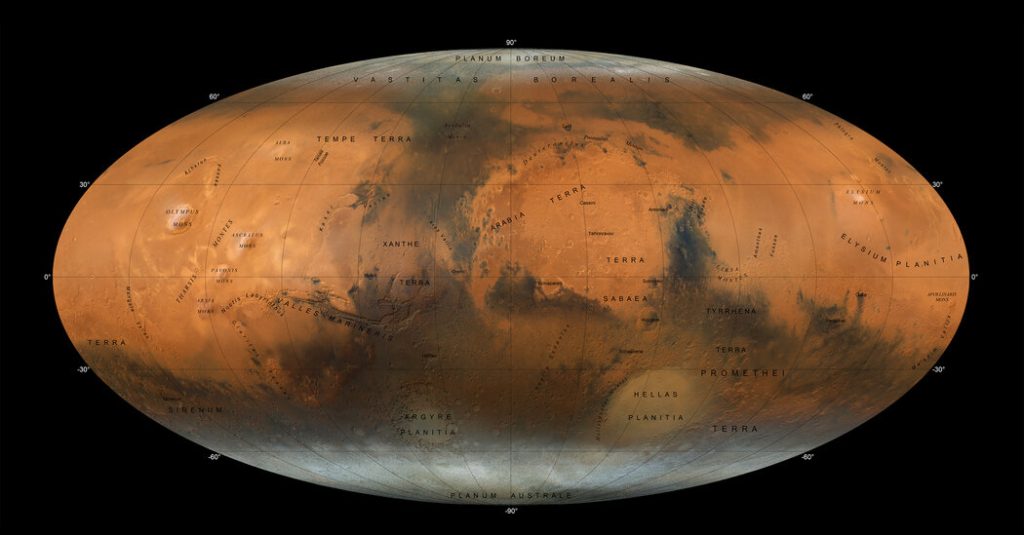New map of Mars lets you 'see the entire planet at once'