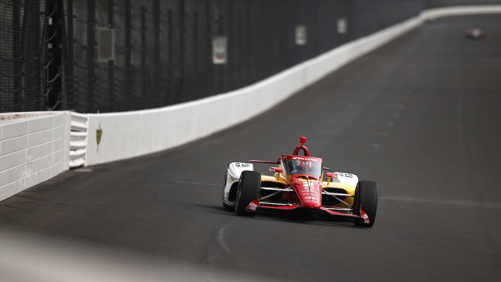 Newgarden walks into day one of the Indy 500 Open Test