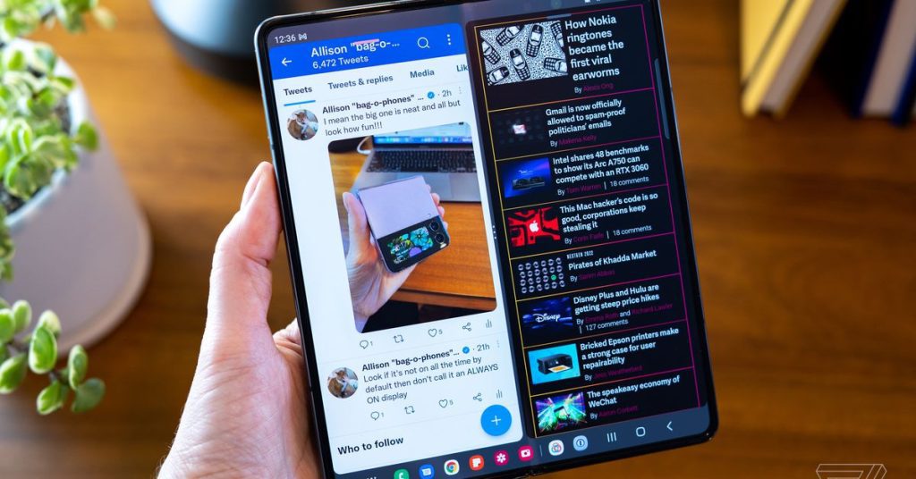 Samsung's Galaxy Z Fold 5 could be much thinner when folded