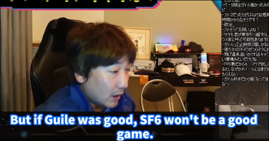 Daigo Umehara shares his doubts about integrating Ryu or Guile into Street Fighter 6