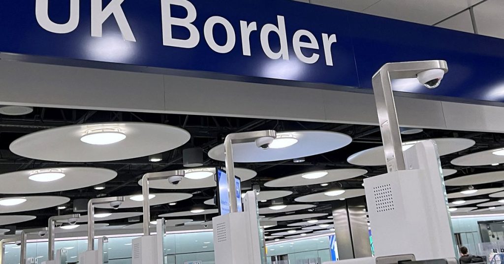 Britain says its border electronic gates are back in service after a power outage caused delays