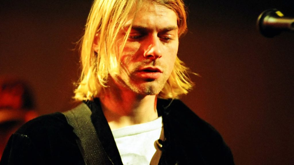 A wrecked Kurt Cobain guitar sells for about $600,000