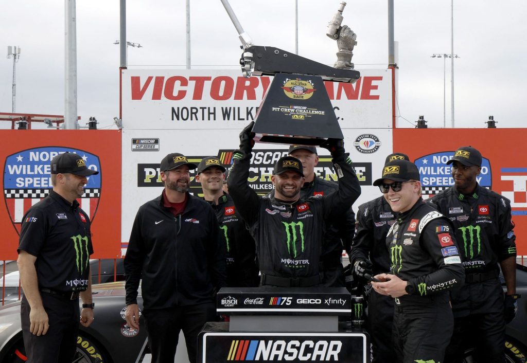 Ty Gibbs' crew earned $100,000 by winning the NASCAR All-Star Race Pit Crew Challenge