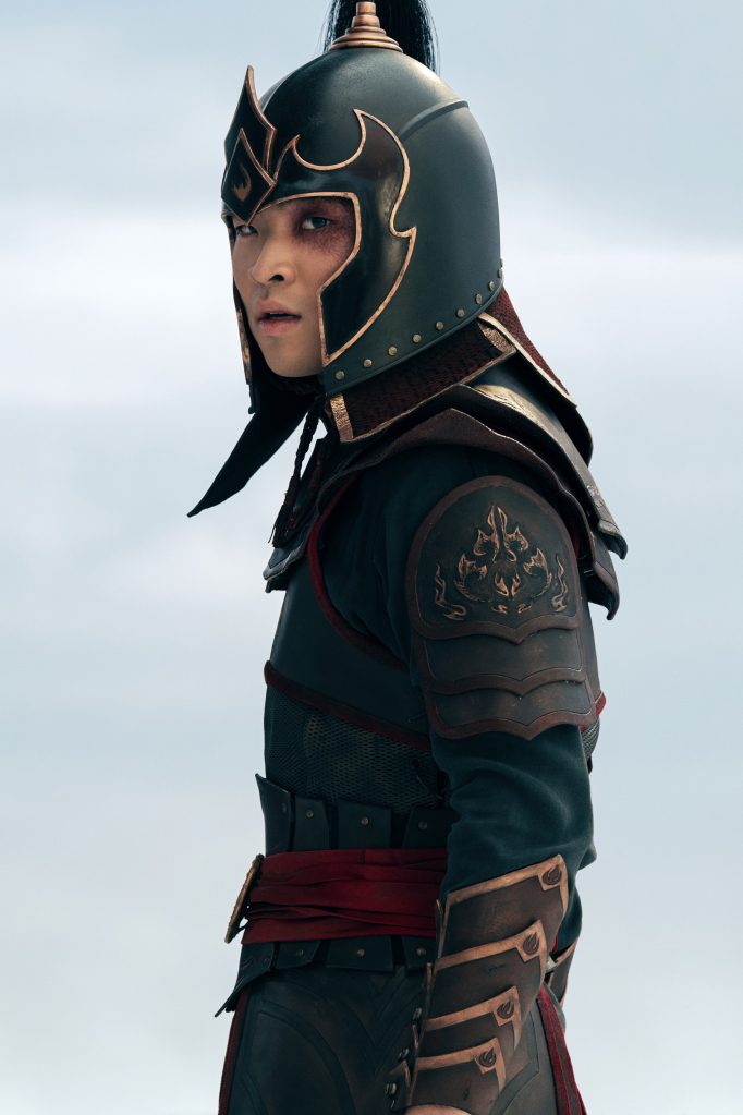 Dallas Liu as Prince Zuko in Avatar: The Last Airbender, Episode 101