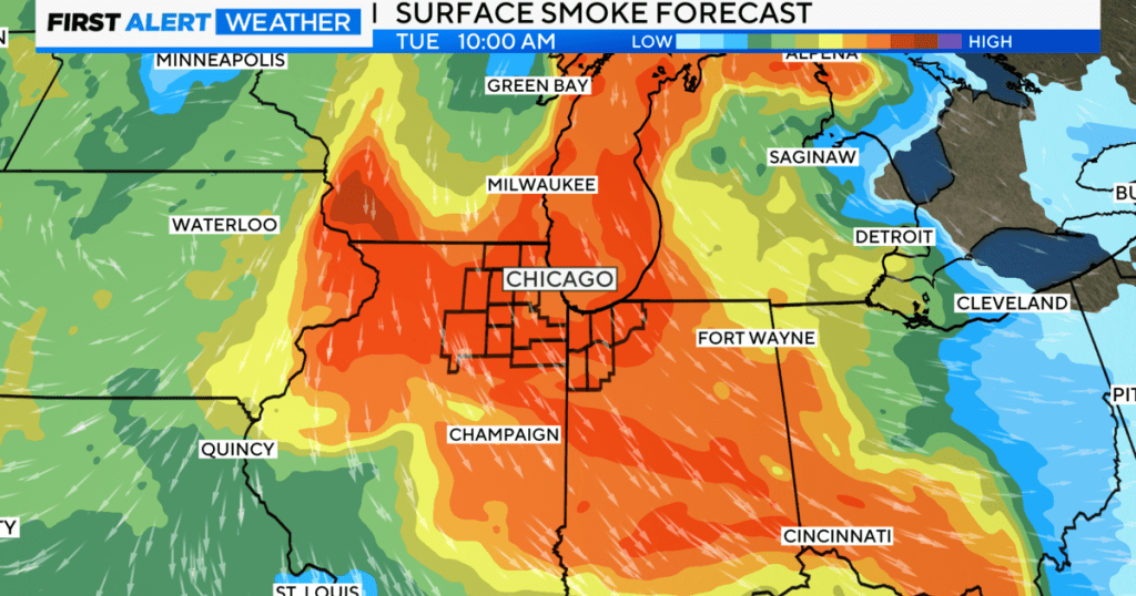 First Chicago weather alert: Air quality is the worst in the country