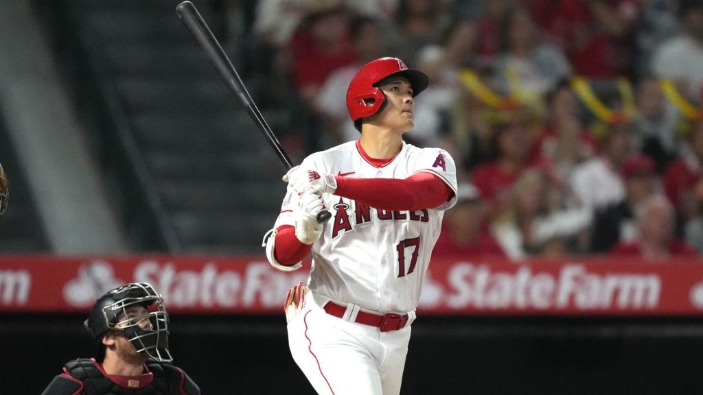 The Angels hits the longest home run by Shohei Ohtani in the 2023 MLB season
