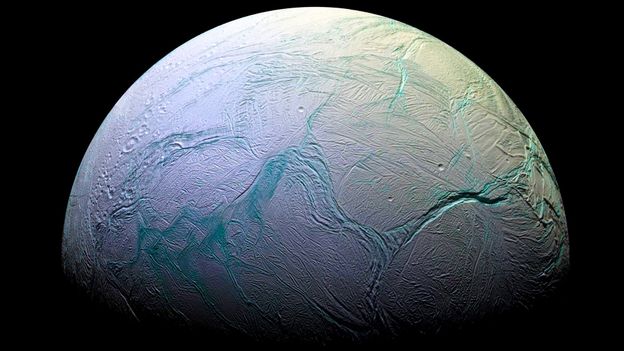 Why did Saturn's moons remain hidden from view?