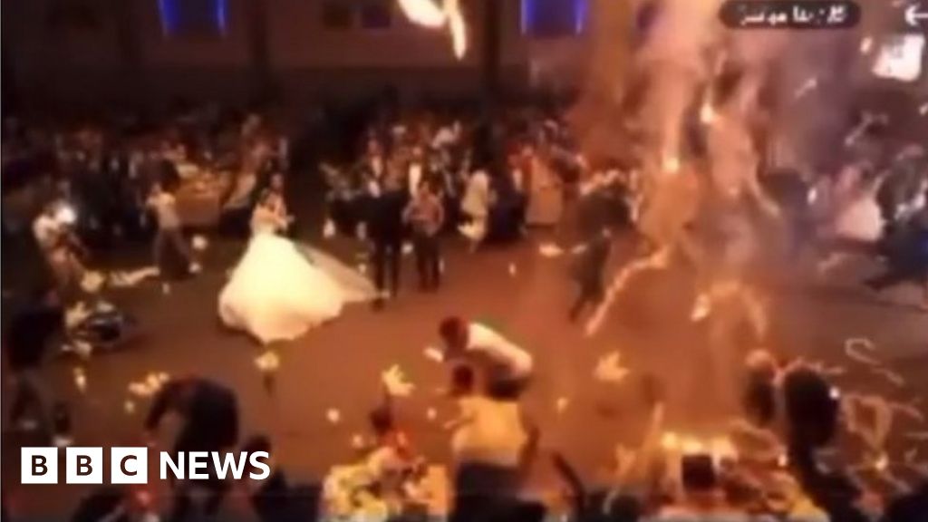 Iraq fire: At least 93 people were killed in a fire at a wedding party in Qaraqosh