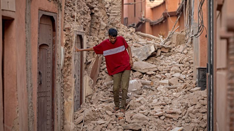 Moroccans spent their second night on the streets after a powerful earthquake killed more than 2,000 people