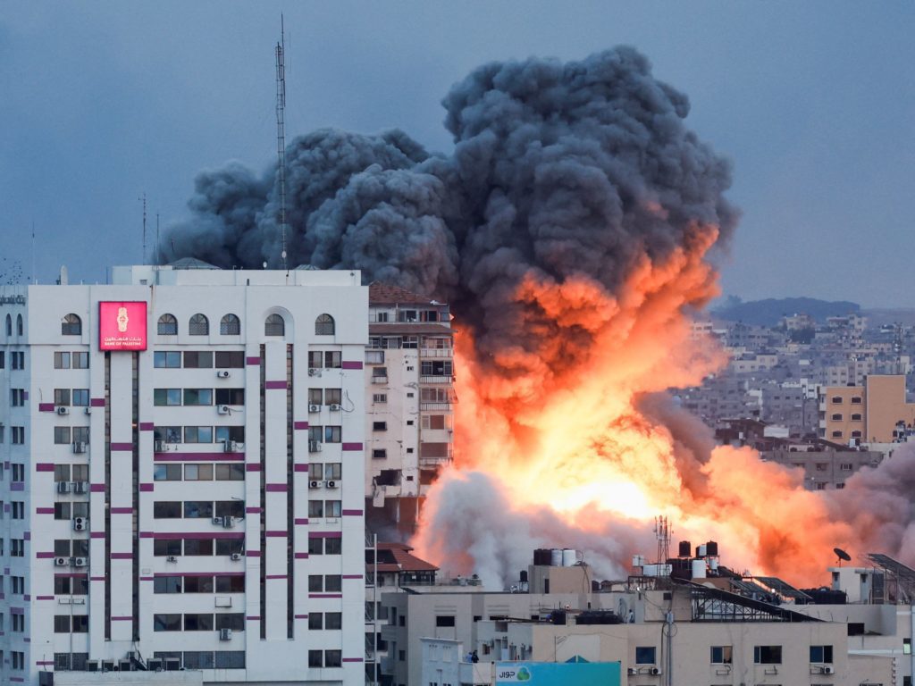 Israel demolishes the Palestine Tower amid deadly bombardment on Gaza |  News