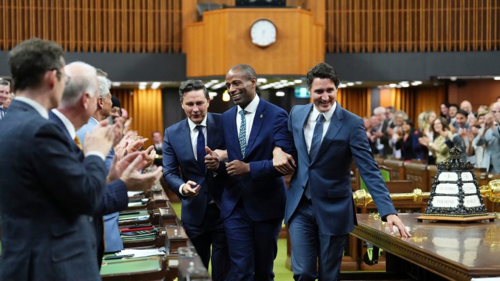 Canada's House of Commons elects a black speaker for the first time