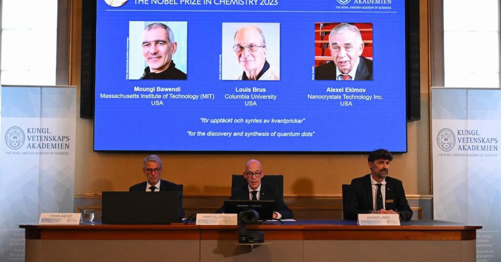 Nobel Prize in Chemistry awarded to three scientists for their work with quantum dots