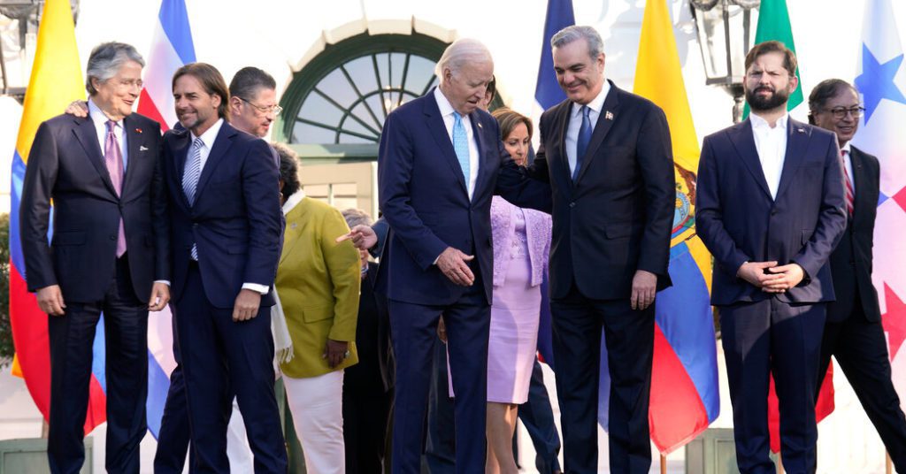 Biden hosts leaders of South American countries at an economic summit