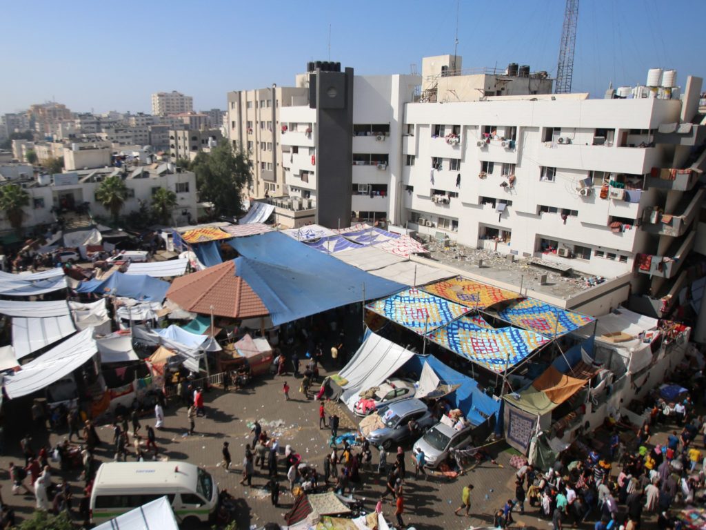 The two largest hospitals in Gaza suspend operations as the World Health Organization warns of a rise in the number of deaths  News of the Israeli-Palestinian conflict