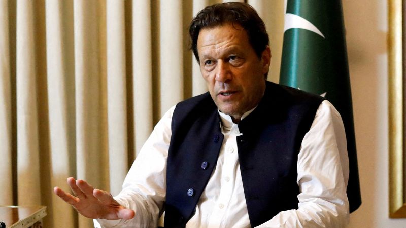 Imprisoned former Pakistani Prime Minister Imran Khan uses artificial intelligence to deliver a speech ahead of the general election