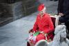 FILE - Queen Margrethe II attends a church mass at Copenhagen Cathedral to mark the 50th anniversary of her accession to the throne in Copenhagen, Sunday, Sept. 11, 2022. Queen Margrethe II, whose half-century reign made her the longest-serving monarch in Europe and has been subject to