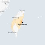 Maps: Earthquakes shake eastern Taiwan